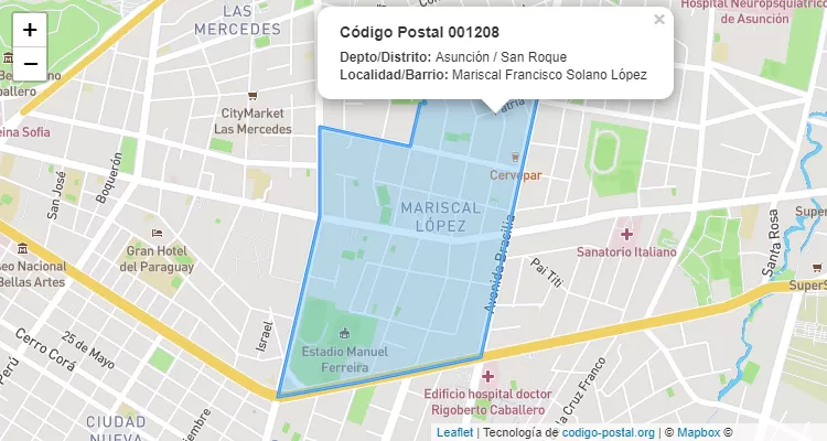 CEP 001208 - Paraguai