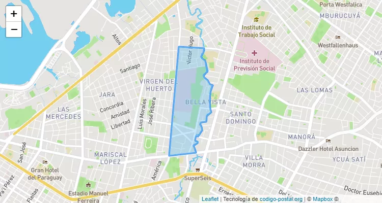 Código Postal 001535 - Paraguay