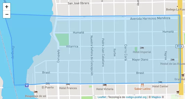 Código Postal 010107 - Paraguay