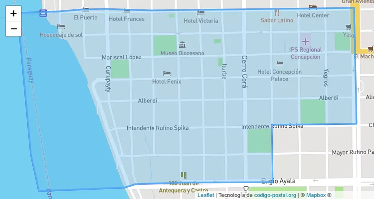 Código Postal 010108 - Paraguay