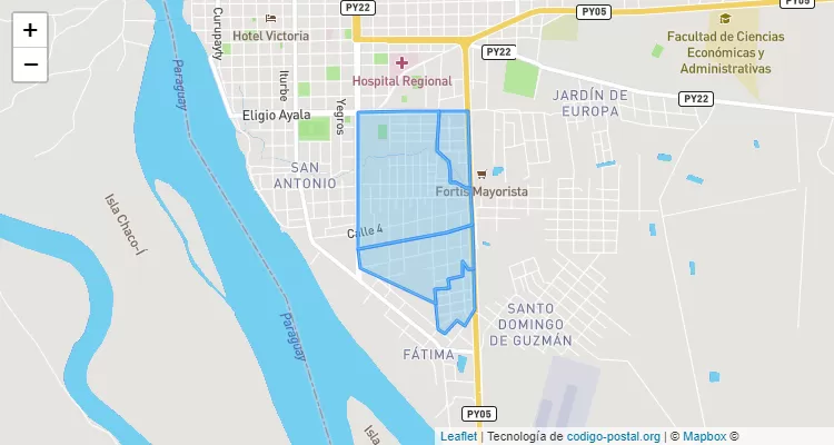 010112 ZIP Code - Paraguay