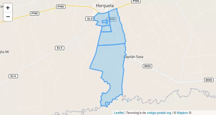 Código Postal Ykua Pora, Horqueta - Concepción