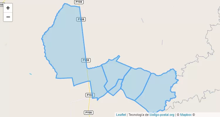 Código Postal San Jorge, Azote`y - Concepción