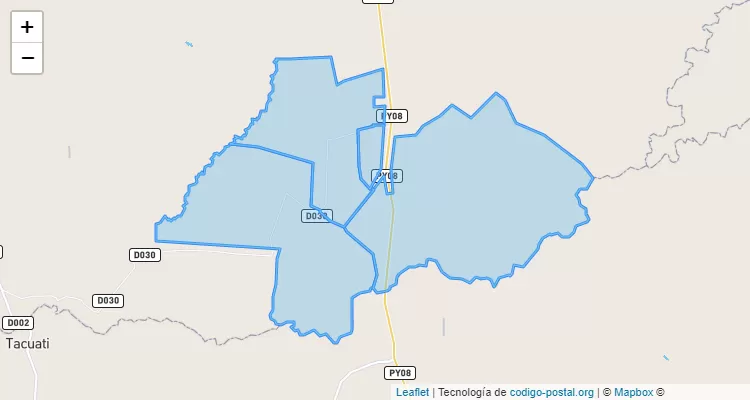 Código Postal Chini, Azote`y - Concepción