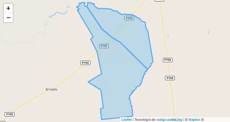 Código Postal Primavera, Arroyito - Concepción