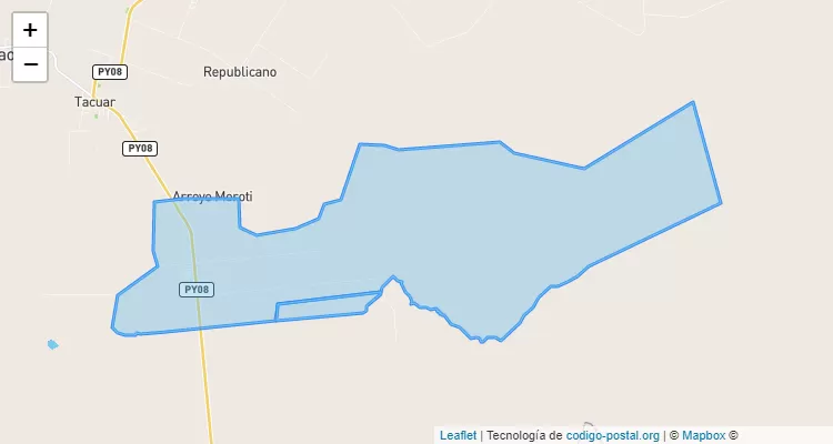 Código Postal Punta Suerte, San Estanislao - San Pedro