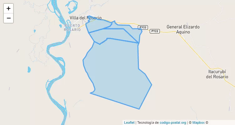 Código Postal San Isidro, Villa del Rosario - San Pedro