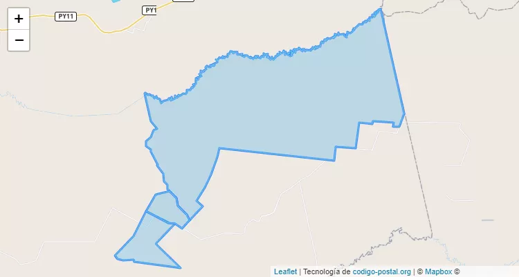 Código Postal Estrellita, General Francisco Isidoro Resquín - San Pedro