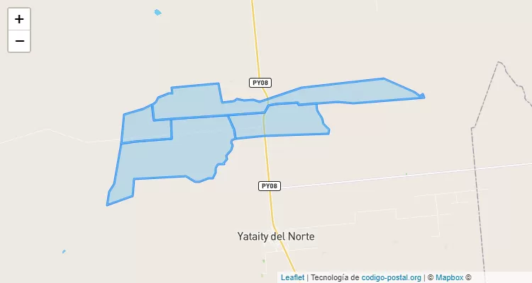 Código Postal Cruce Unión, Yataity del Norte - San Pedro