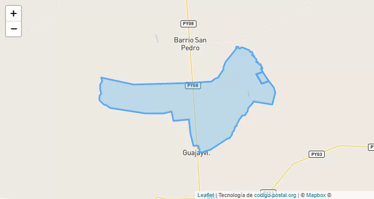 Código Postal Almeida, Guajayvi - San Pedro