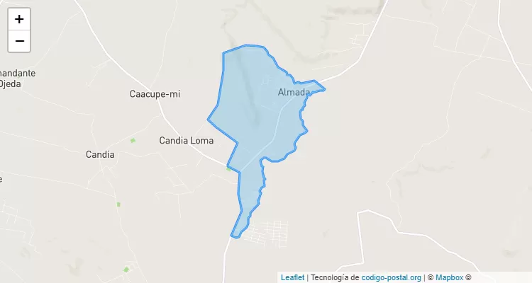 Código Postal Almada, Caacupé - Cordillera