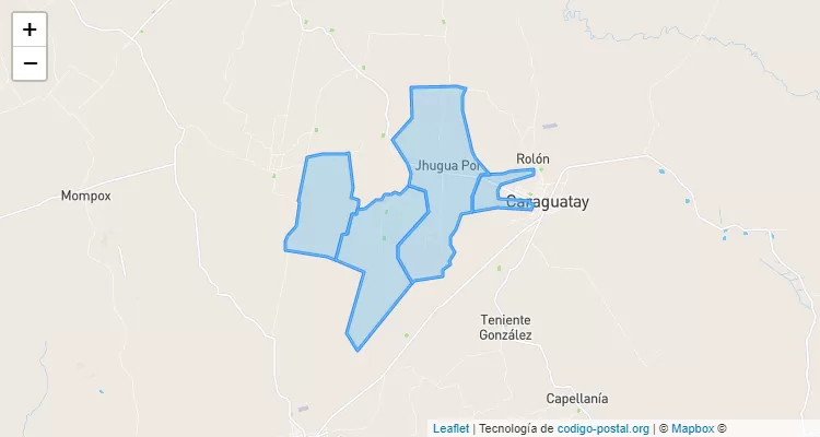 Código Postal María Auxiliadora, Caraguatay - Cordillera