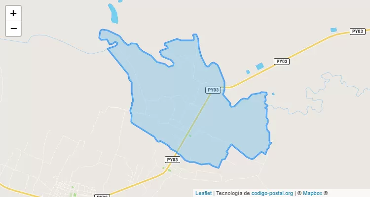 Minas, Emboscada - Cordillera ZIP Code