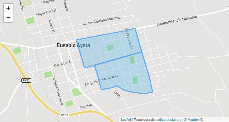 CEP Inmaculada, Eusebio Ayala - Cordillera