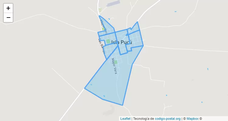 Código Postal María Auxiliadora, Isla Pucú - Cordillera