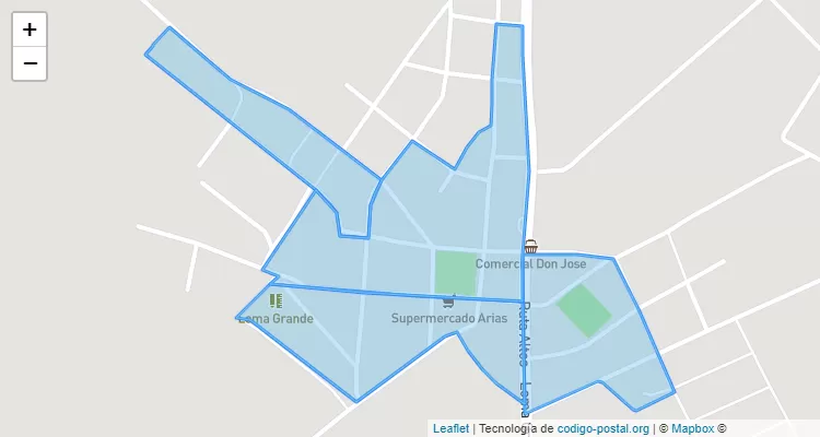 Código Postal María Auxiliadora, Loma Grande - Cordillera