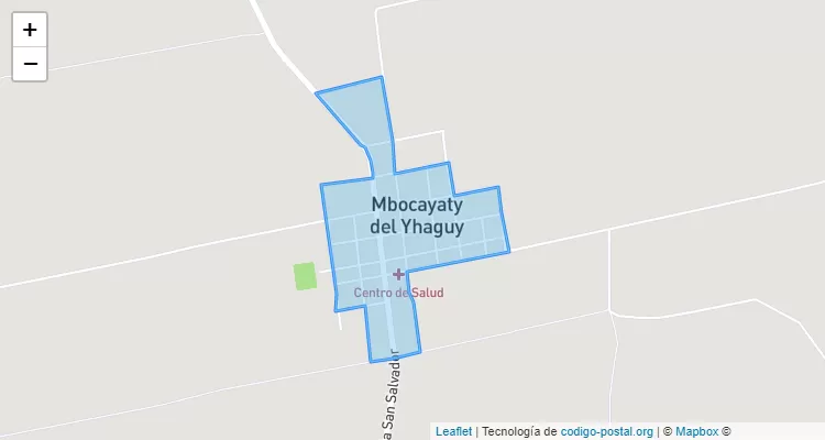 Código Postal Centro, Mbocayaty del Yhaguy - Cordillera