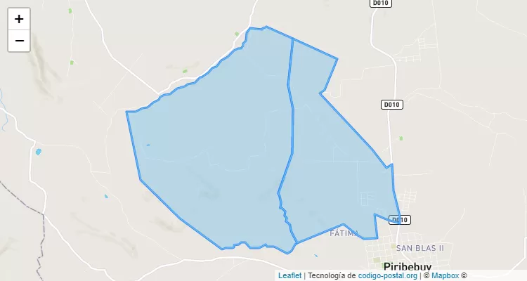 Código Postal Ita Yvu, Piribebuy - Cordillera