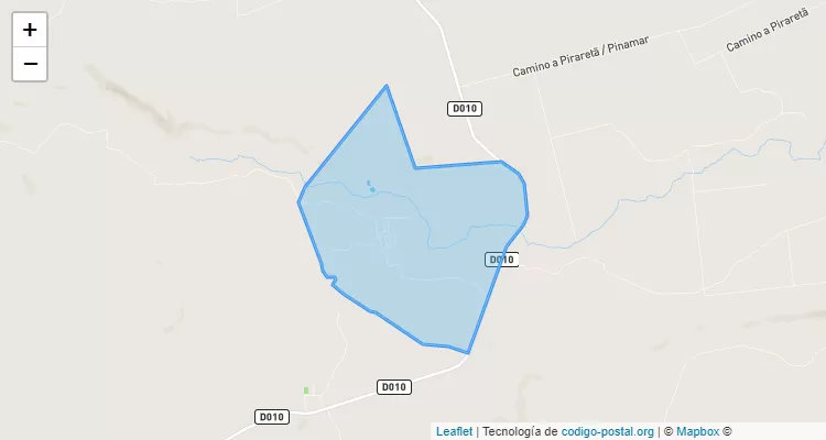 Código Postal Ita Moroti, Piribebuy - Cordillera