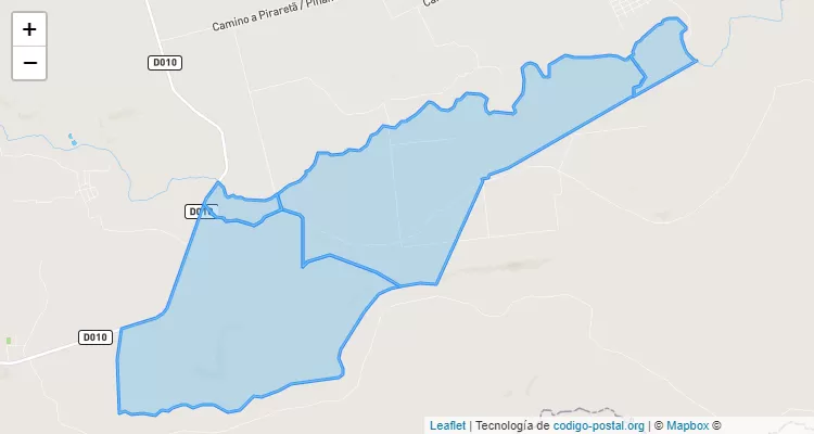 Código Postal Ita Moroti Guasu, Piribebuy - Cordillera