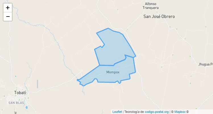 Mompox, Tobatí - Cordillera ZIP Code