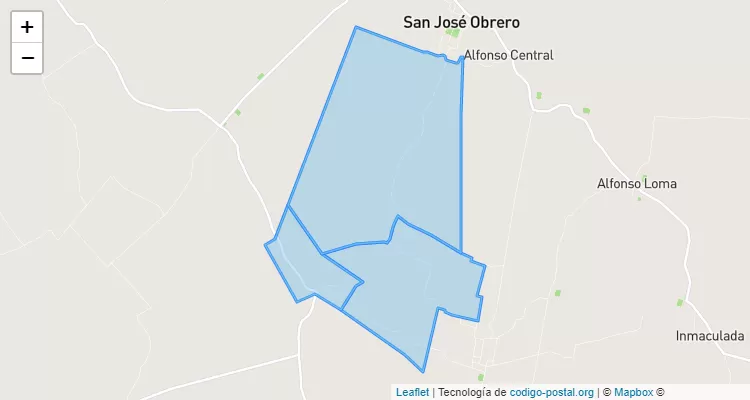 Código Postal San Blas, San José Obrero - Cordillera