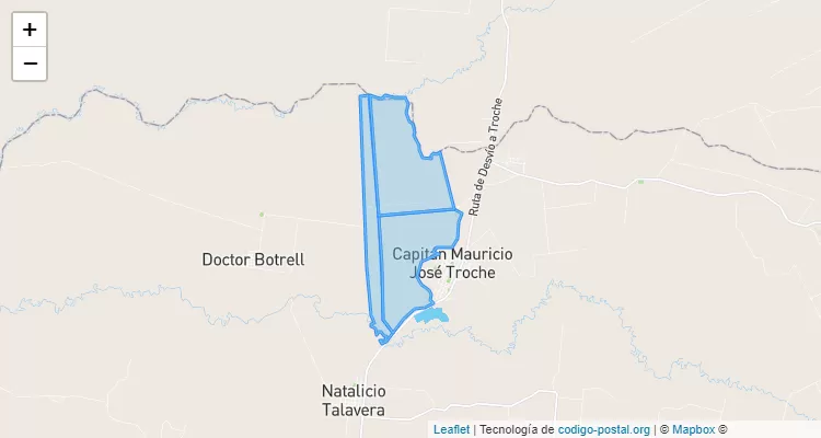 Código Postal Ñumi, Capitán Mauricio José Troche - Guairá