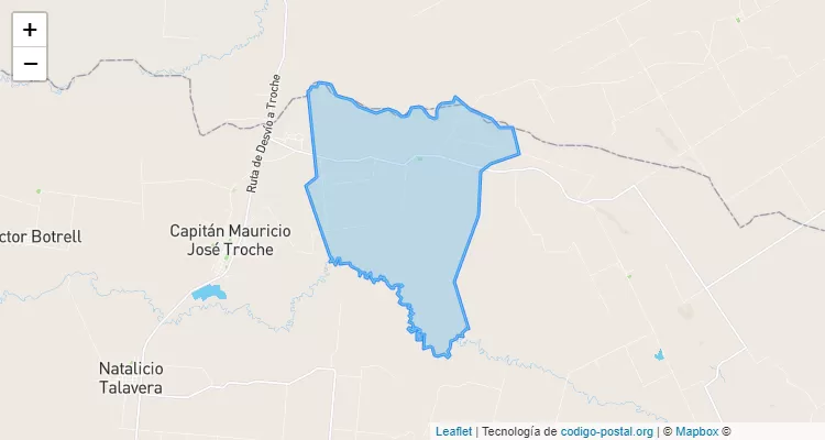 Código Postal Kora Guasu, Capitán Mauricio José Troche - Guairá