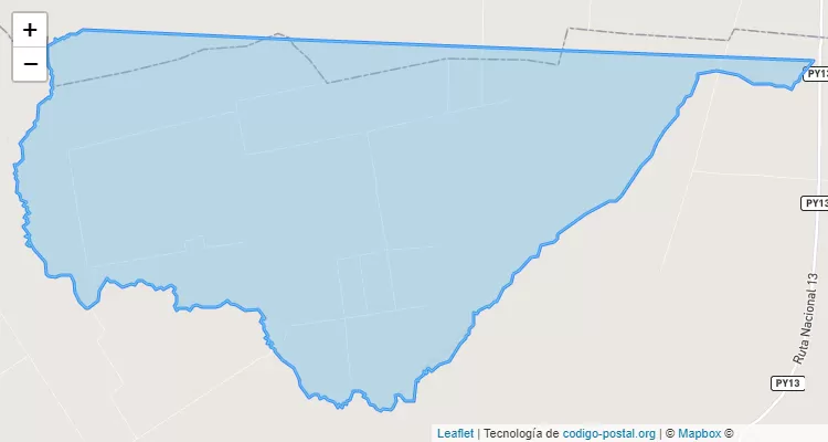 Código Postal Chacore, Capitán Mauricio José Troche - Guairá
