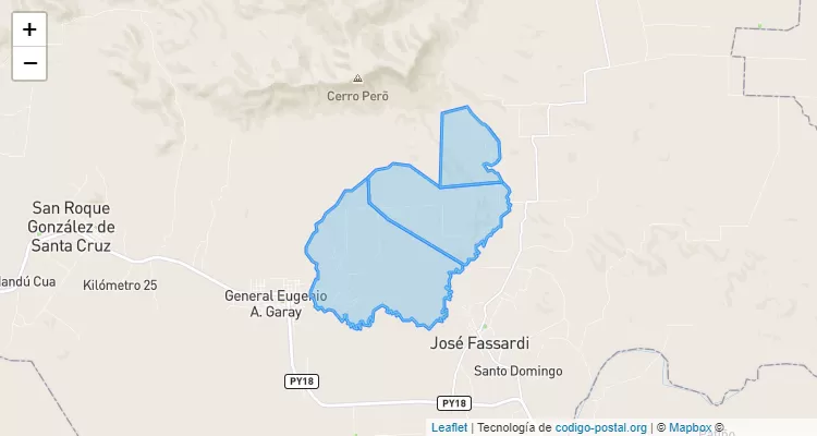 Código Postal Palmito, Gral. Eugenio A. Garay - Guairá