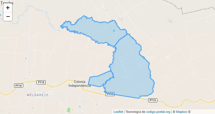 Código Postal Primavera de Jesús, Independencia - Guairá