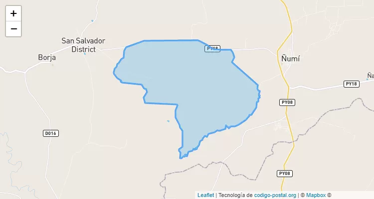 Código Postal Isla Valle, San Salvador - Guairá