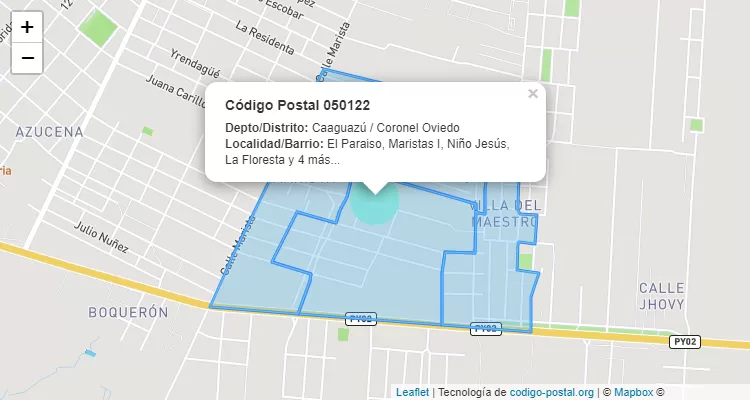 CEP El Paraiso, Coronel Oviedo - Caaguazú