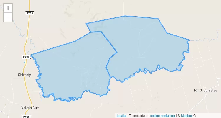 Código Postal Asentamiento 3 de Mayo, Carayaó - Caaguazú