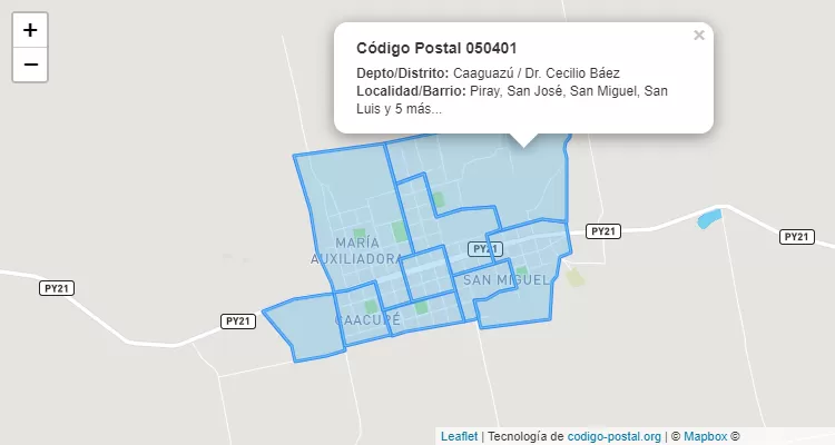 CEP Caacupé, Dr. Cecilio Báez - Caaguazú