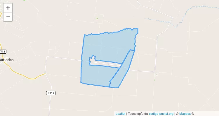 Código Postal Irrazábal, Repatriación - Caaguazú