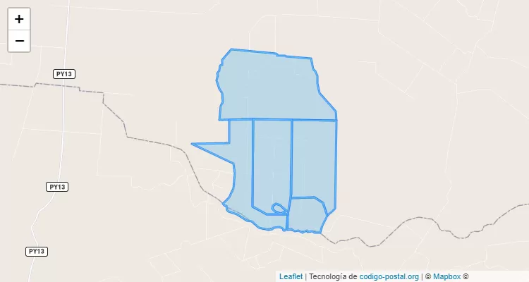 Código Postal 3 de Noviembre Cerrito, Repatriación - Caaguazú