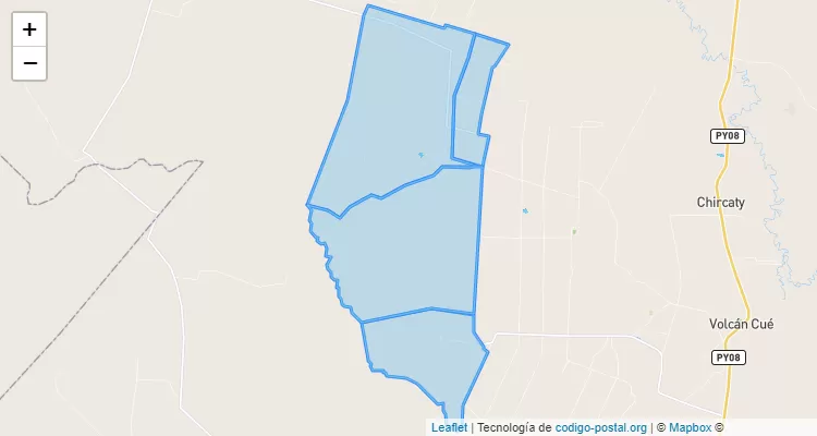 Leiva`i, La Pastora - Caaguazú ZIP Code