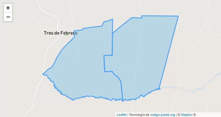 Código Postal Sexta Linea 3 de Febrero, 3 de Febrero - Caaguazú