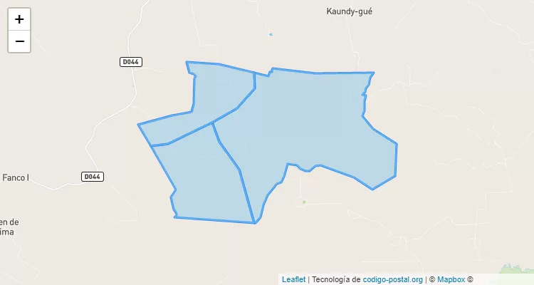 Código Postal Potrero, San Juan Nepomuceno - Caazapá