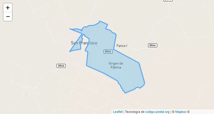 Código Postal San Francisco, San Juan Nepomuceno - Caazapá