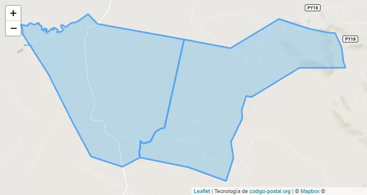 Código Postal Mboiry, Tavaí - Caazapá