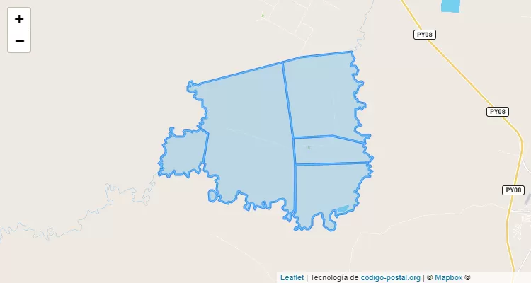 Código Postal General Colmán, Yegros - Caazapá