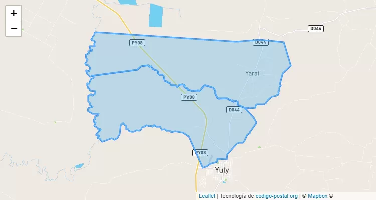 Código Postal San Antonio, Yuty - Caazapá