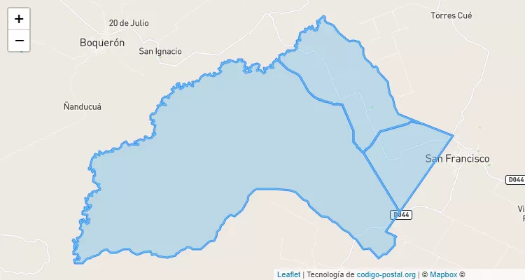 Código Postal Jerovia, 3 de Mayo - Caazapá