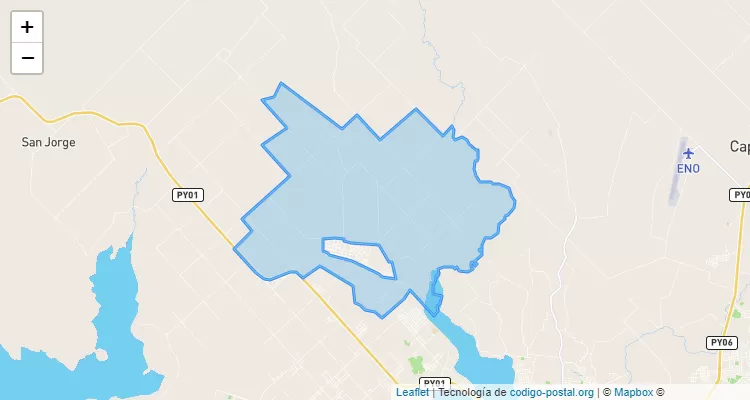 Código Postal Santo Domingo, Encarnación - Itapúa