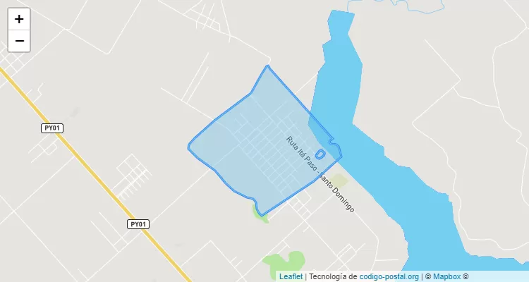 Código Postal Ita Paso Sub-Urbano, Encarnación - Itapúa