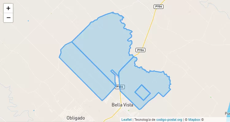 Código Postal Zona Fordi 18, Bella Vista - Itapúa