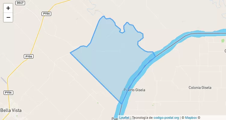 Código Postal Zona Aka Karaja, Bella Vista - Itapúa