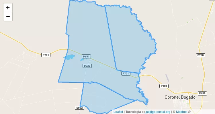 Código Postal San Isidro, Coronel Bogado - Itapúa